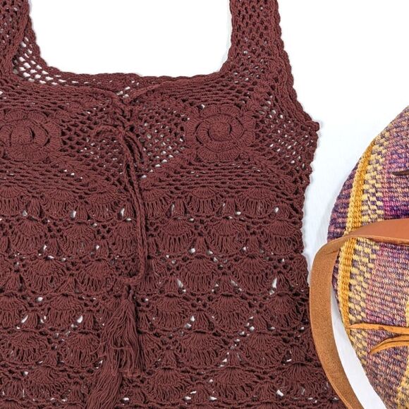 Crochet Mini Dress|Tunic - Picture 4 of 5